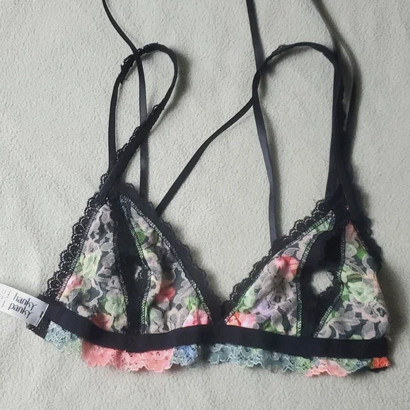 HANKY PANKY  WOMEN'S PAPILLION ROSE  BRALETTE, NEW, NO TAGS - Picture 4 of 11